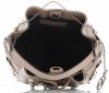Vittoria Gotti Modna Torebka Skórzana Unikatowy Shopper Made in Italy Ziemista
